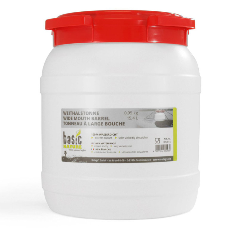 BasicNature Weithalstonne 154 L